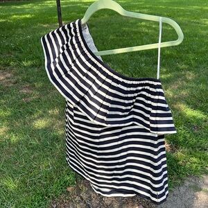 JCrew one shoulder top